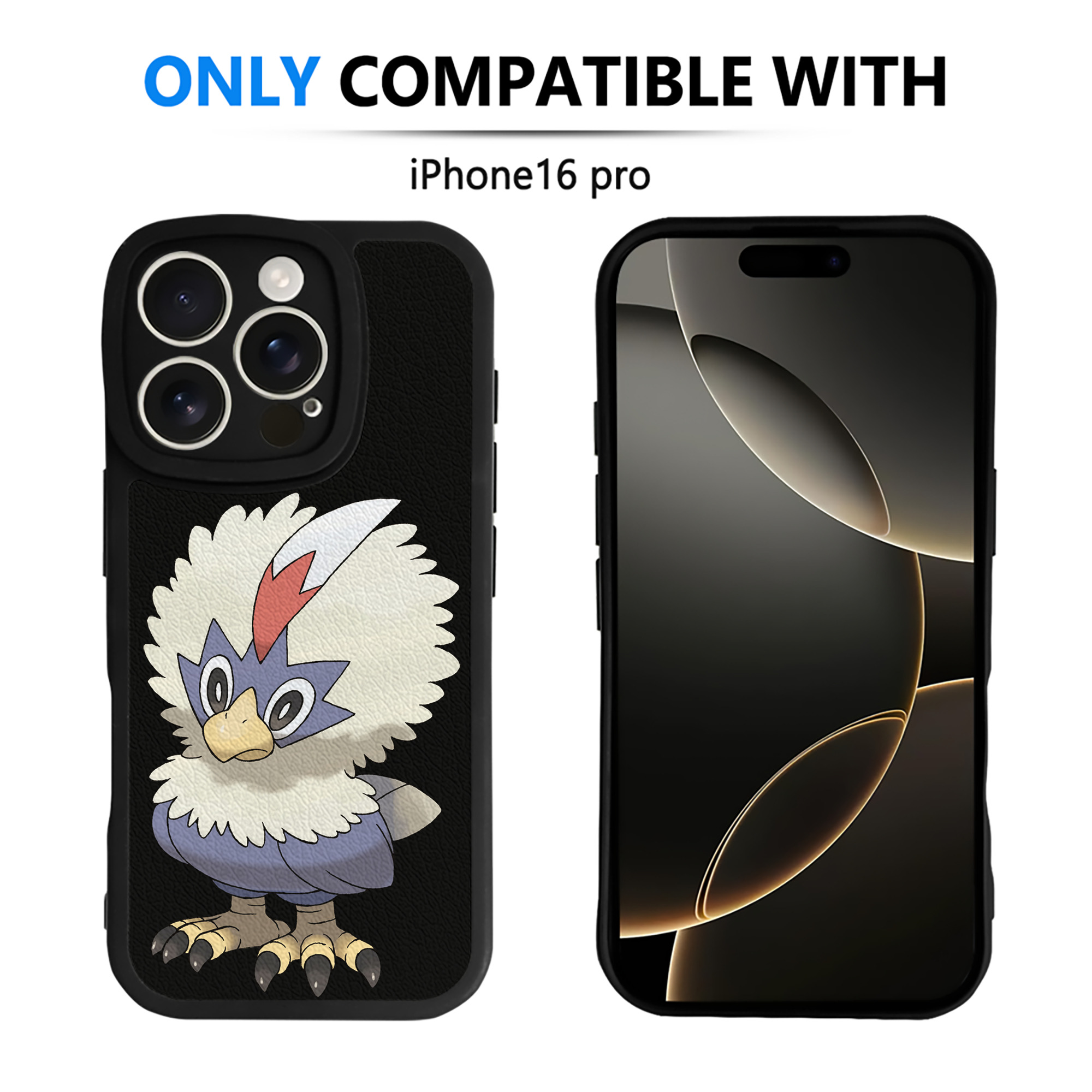 （画像用） ポケットモンスター Pokémon 【iPhone 16シリーズ対応】シリコンスマホケース（レザー調） 材質：シリコン